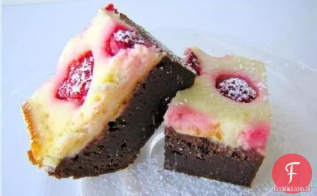 Cheesecake De Framboesa Brownies