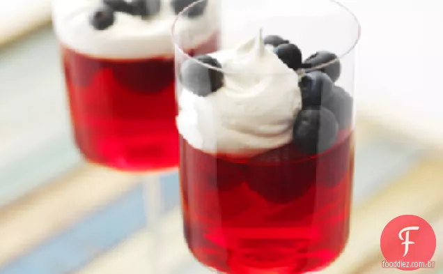Framboesa Gelatina-O Parfaits