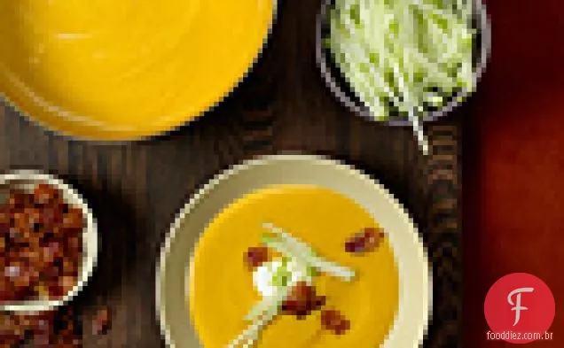 Sopa De Abóbora E Maçã