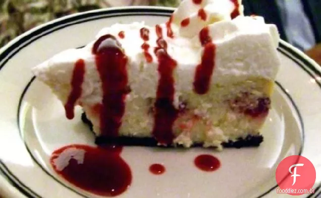 Cheesecake De Framboesa De Chocolate Branco Mais Leve