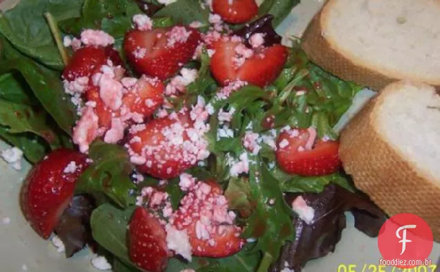 Salada de morango e Stilton