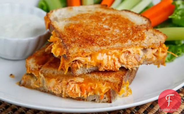 Sanduíche De Queijo Grelhado Frango Búfalo