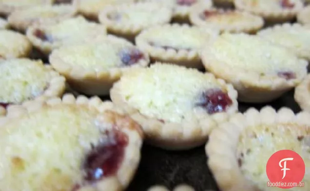 As melhores e mais fáceis tortas de geléia de Coco De Framboesa de todos os tempos!!!