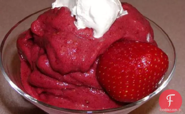 Sorbet De Fraises Et De Framboises-Morango E Framboesa