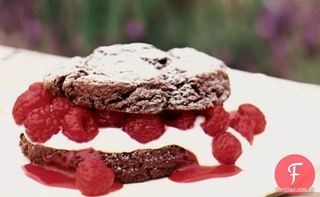 Chocolate Framboesa Shortcakes