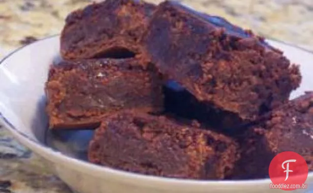Fudgy Framboesa Brownies
