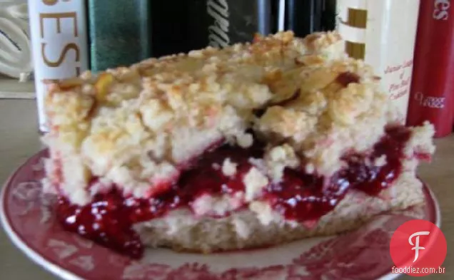 Bolo De Migalhas De Framboesa