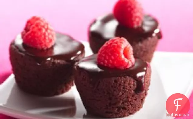 Ganache Coberto Brownie Mordidas
