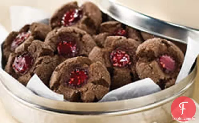 Chocolate Framboesa Impressões Digitais