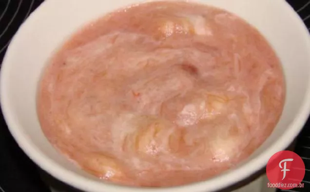 Ruibarbo Framboesa Mousse