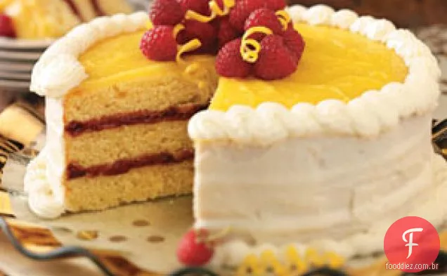 Bolo De Limão Framboesa