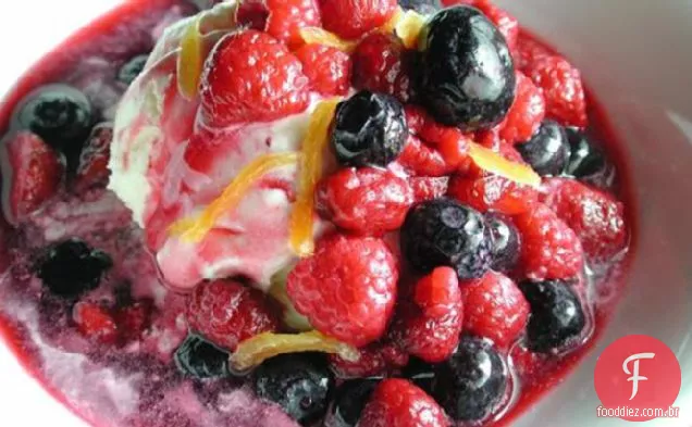 Berries Aux Creme d'Orange for Chef Flower