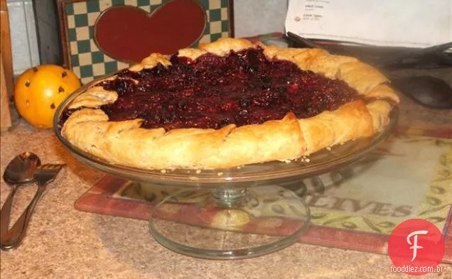Bolo De Fubá De Limão-Framboesa