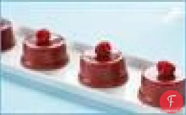 Chocolate-Framboesa Flan