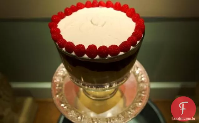 Chocolate da mãe de alguém e ninharia de framboesa