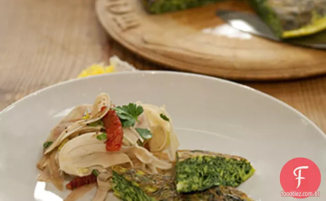 Salada de erva-doce com laranjas de sangue