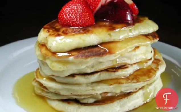 Panquecas Com Molho De Mel Laranja Sangue
