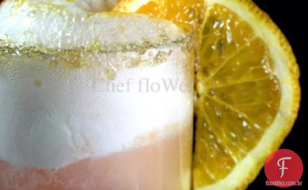 Refrigerante De Sorvete De Laranja