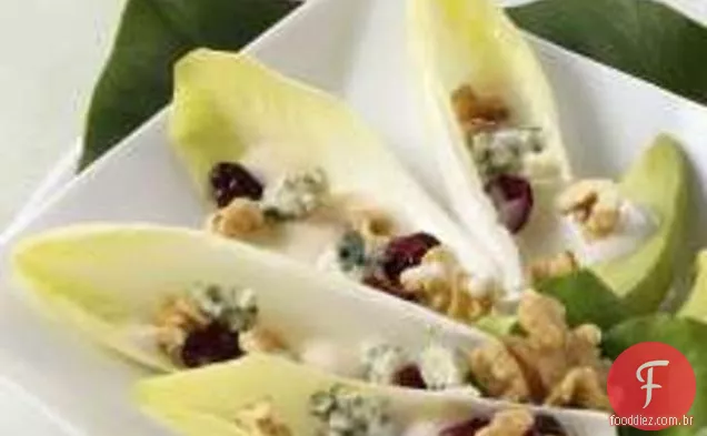 Endive Belga Com Roquefort, Nozes E Cranberries
