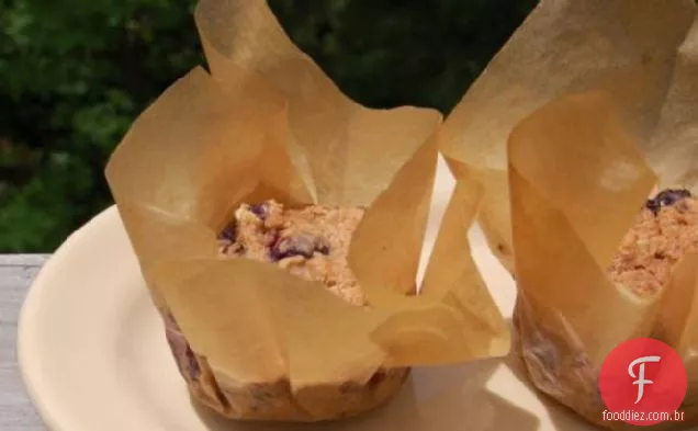 Muffins De Mirtilo De Trigo Integral