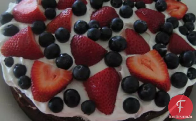 Fácil Brownie Berry Shortcake