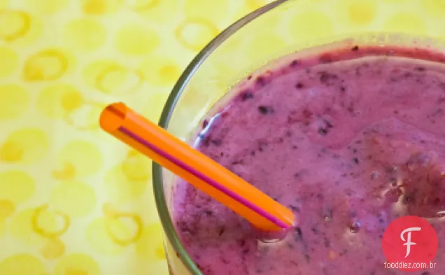 Blueberry Plum Buttermilk Smoothie