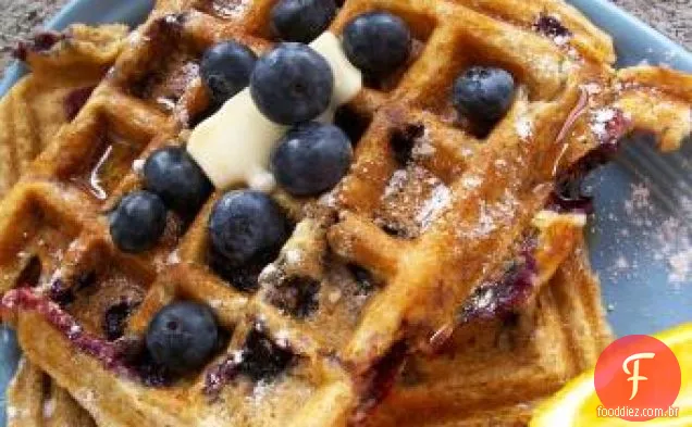 Blueberry Buttermilk Waffles