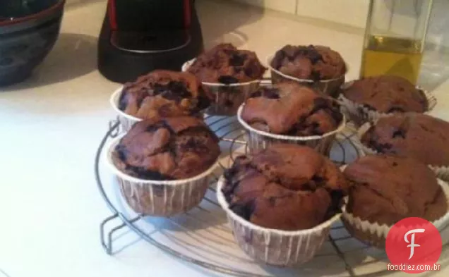 Muffins De Mirtilo Diabético