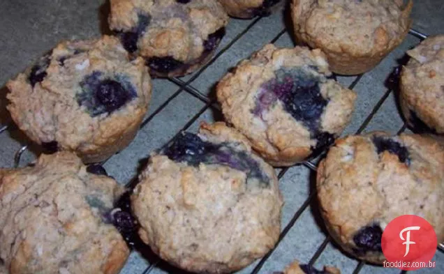 Muffins De Coco E Mirtilo