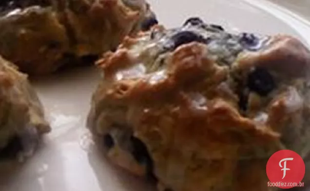 Limão Mirtilo Gota Scones