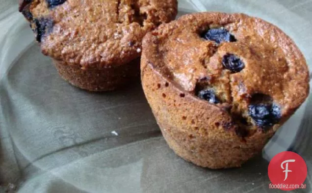 Muffins De Farelo De Mirtilo