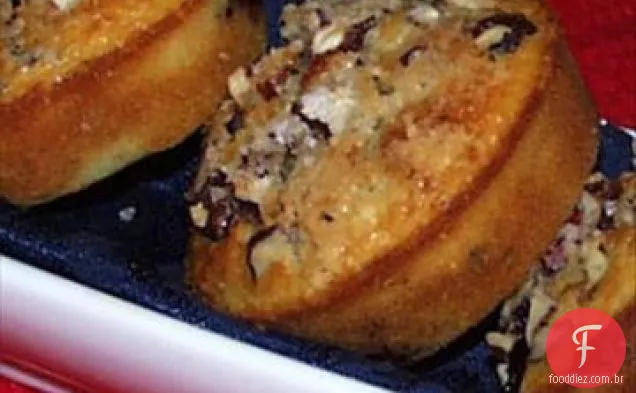 Muffins de mirtilo e noz-pecã (Delia Smith)