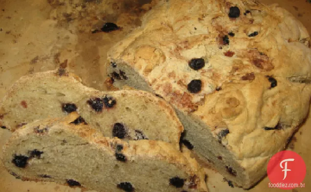 Pão de mirtilo (para máquina de pão)
