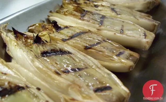 Endive Belga Grelhado Com Vinagrete De Marmelo
