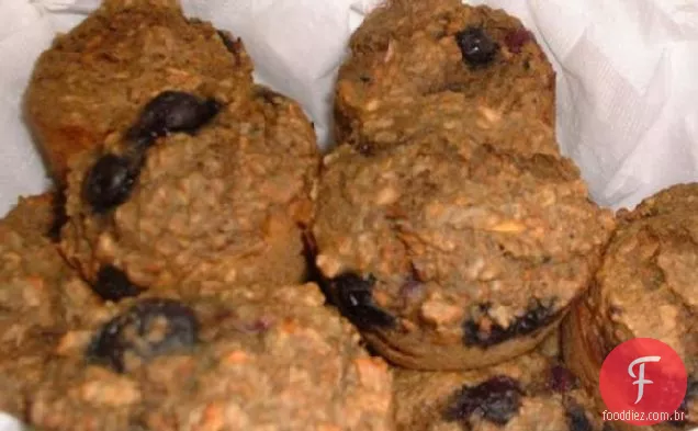 Muffins de mirtilo saudáveis de Cheryl-pontos Ww = 1