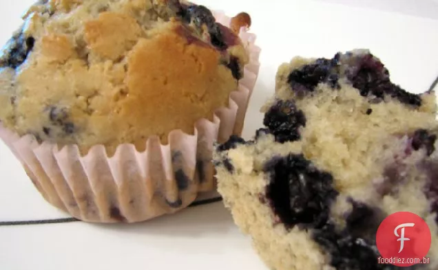 Muffins De Mirtilo Muito Simples