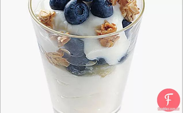 Iogurte De Mirtilo Parfaits