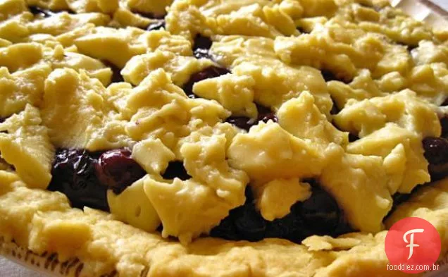 A única receita de torta de mirtilo que você precisará