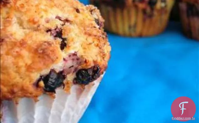 Muffins De Mirtilo Crunch Limão