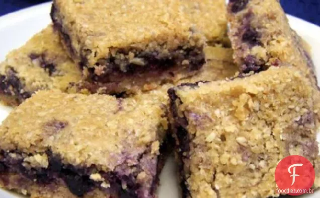 Deliciosos Quadrados De Mirtilo!