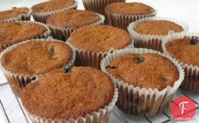 Muffins de bolo de café de mirtilo da Contessa descalça