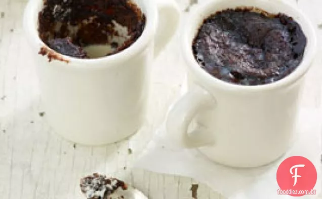 Bolos Em Concha De Chocolate Com Café E Chicória