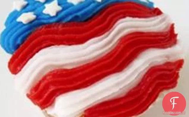 4 de julho Estrela Cupcakes