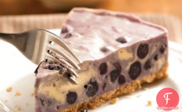 Torta De Sorvete De Mirtilo