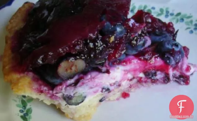 Blueberries Cream Cheese Pie