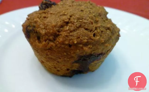100% Muffins De Mirtilo De Trigo Integral