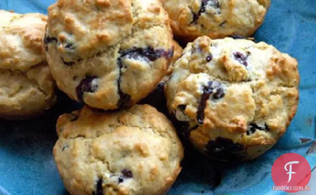Muffins de mirtilo (sem açúcar refinado)