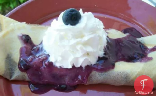 Crepes De Mirtilo (Diabético)