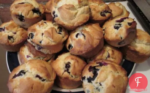 Muffins de mirtilo da mãe de Tims