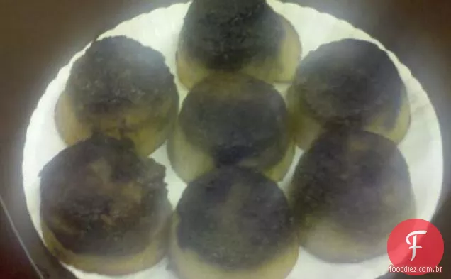 Abacaxi Mirtilo De Cabeça Para Baixo Muffins (Mais Saudável)